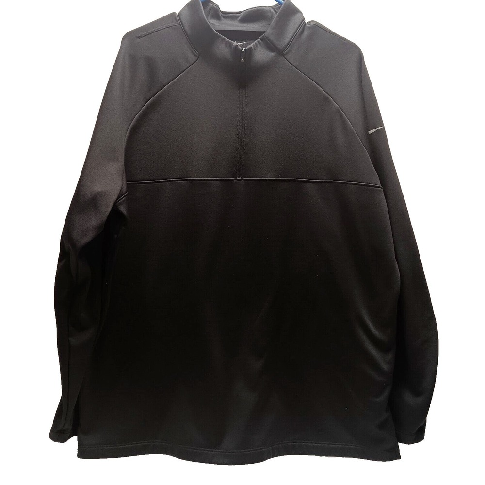 Nike Dri Fit 1/2 Zip Pullover Men's XL Graphite Grey Performance Activewear GUC